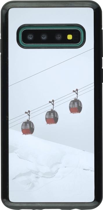 Immagine prodotto PhoneLook Copertura Hybrid Armor nero Inverno 22 ski lift (Samsung Galaxy S10)