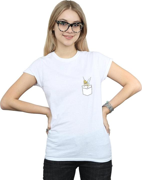 Immagine prodotto Disney Tinker Bell Faux Pocket Maglietta Donna (XXL)