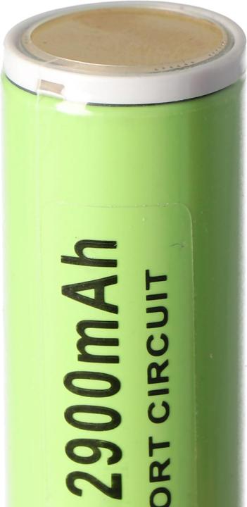 Actual product image Panasonic NCR18650 PF battery - PCB protected (1 pcs., 2900 mAh, Rechargeable battery)