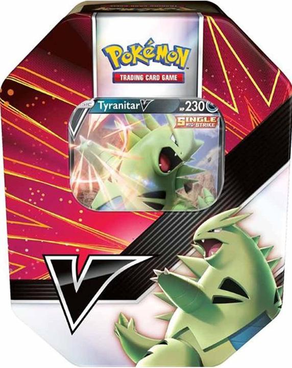 Image du produit Pokémon Summer Tin Sets - Tyranitar V & Empoleon V, assortiert (Anglais, Tin)