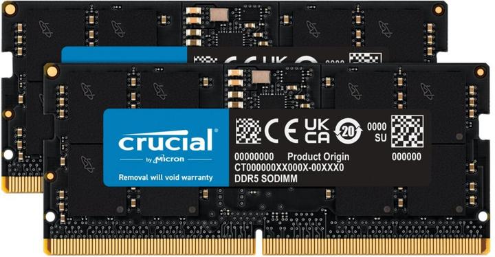 Crucial Laptop Memory (2 x 16GB, 5600 MHz, DDR5 RAM, SO-DIMM)