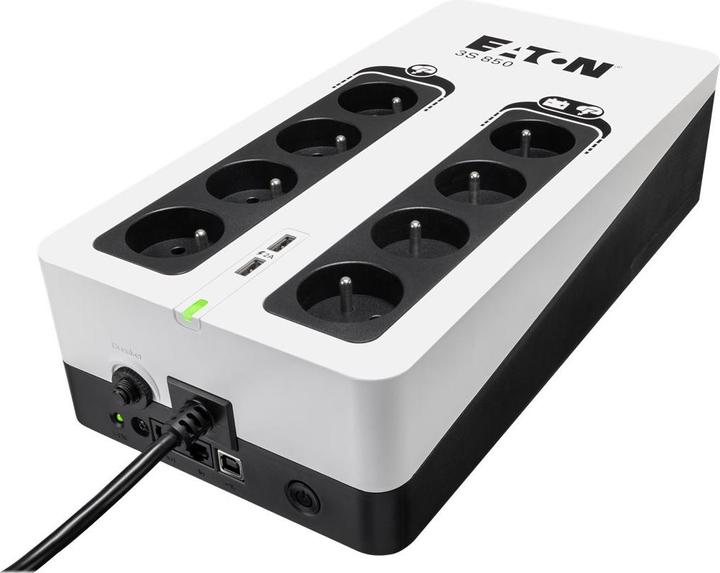 Produktbild Eaton 3S850F Unterbrechungsfreie Stromversorgung (USV) Standby (Offline) 850 VA 8 AC-Ausgänge (850 VA, 510 W, Standby USV)