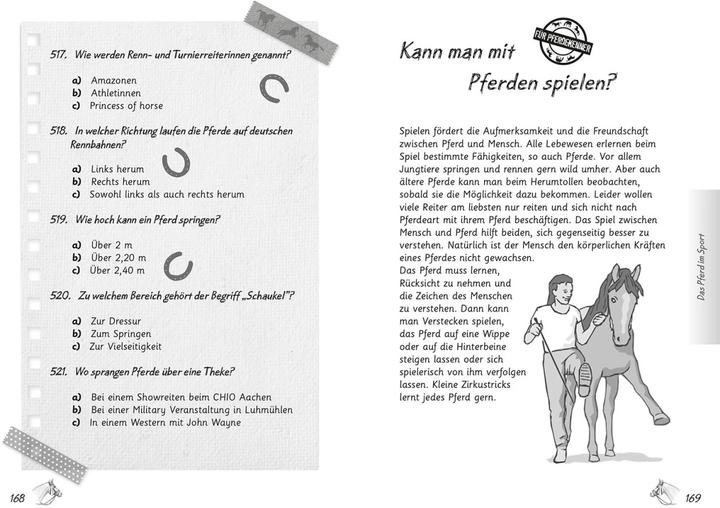 Actual product image Kosmos Mein Pferdequiz (German, Gea Olbricht, Carola Henke, 2023)