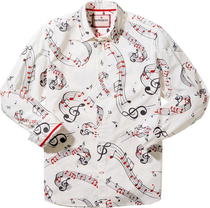 Immagine prodotto Joe Browns Music Note Print Long Sleeve Shirt (M)