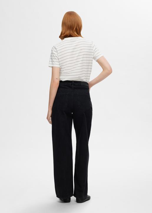Immagine prodotto Selected Femme Maglietta in cotone a righe (M)