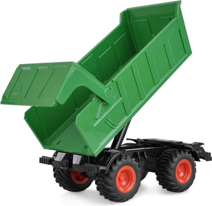 Immagine prodotto Amewi Trattore con rimorchio ribaltabile, verde 1:24, RTR (RTR pronto all'uso)