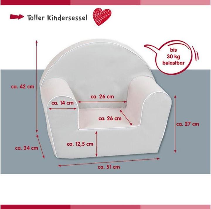 Image du produit Knorrtoys Kindersessel - "Soft plush beige" (Fauteuil pour enfants)
