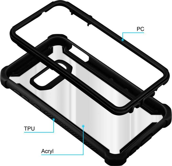 Image du produit Cadorabo Couverture acrylique hybride 2 en 1 (Samsung Galaxy S10e)