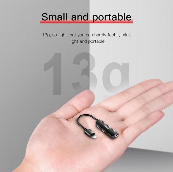 Immagine prodotto Baseus Adattatore L52 3 in 1 (Lightning, Jack da 3.5mm)
