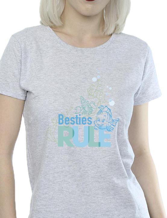 Actual product image Disney Womens/Ladies The Little Mermaid Besties Cotton T-Shirt (M)