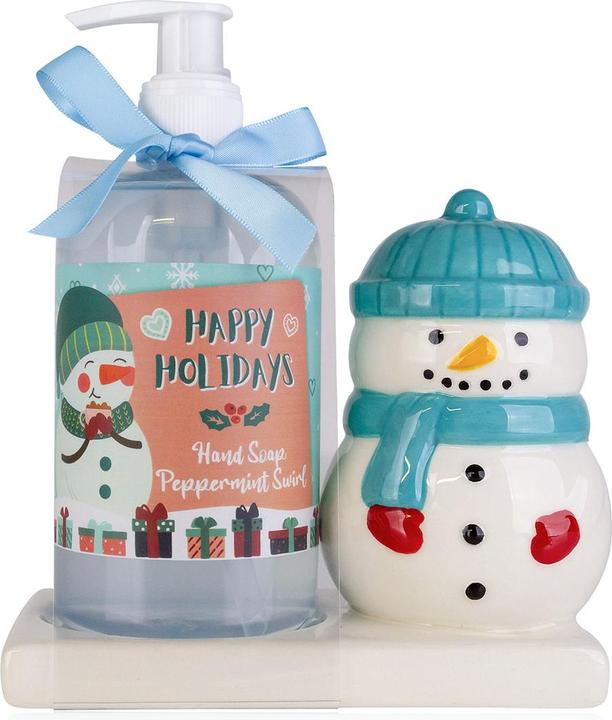 Produktbild Accentra Seifenspender mit Handseife SNOWMAN (Handseifenspender, 350 ml)