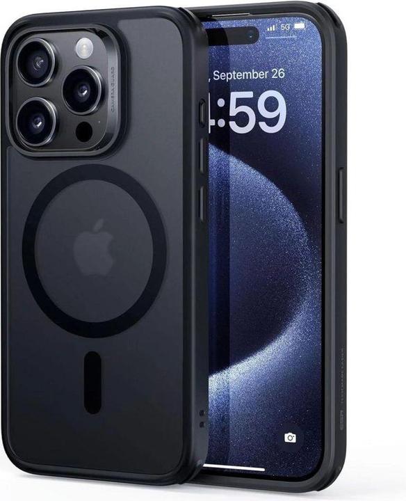 Actual product image ESR Ch Halolock Magsafe Iphone 15 Pro Frosted Black (Apple iPhone 15 Pro)