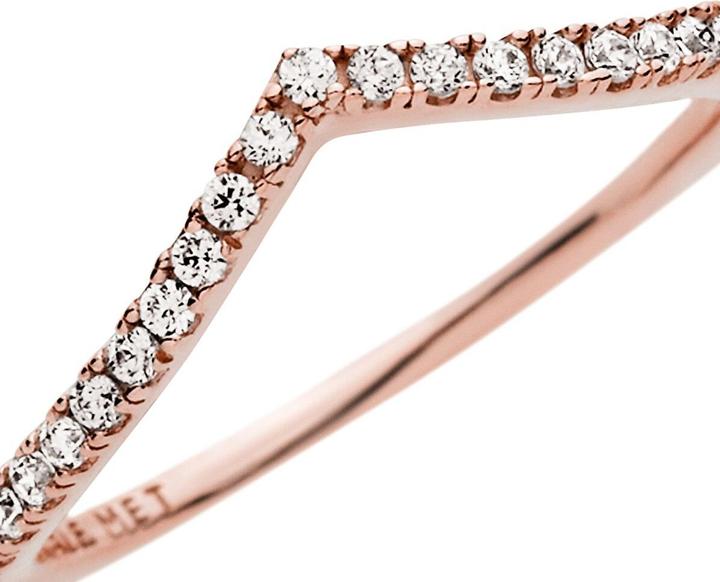Produktbild Pandora Funkelnder Wunschknochen (60, 585/14 K Gold)