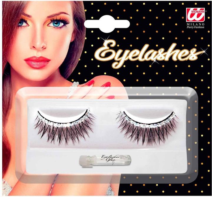 Produktbild Widmann Diamond Glitzer Wimpern inkl. Kleber (Künstliche Wimpern)
