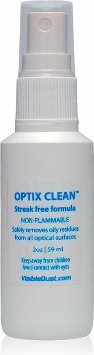 Actual product image Visible Dust Optix Clean liquid