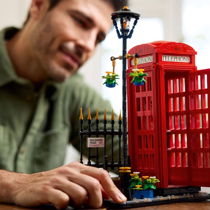 Immagine prodotto LEGO Cabina telefonica rossa di Londra (21347, LEGO Ideas, Set LEGO rari)