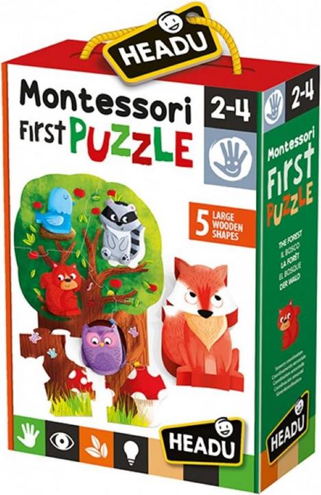 Actual product image Montessori Puzzle Forest (5 pieces)
