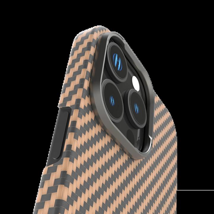 Immagine prodotto Levelo Custodia Sergei 1500D in fibra aramidica (Apple iPhone 16 Pro Max)