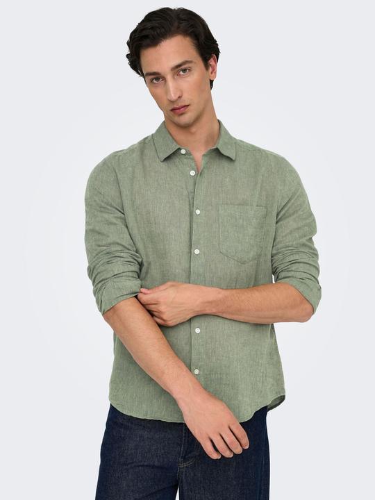 Image du produit Only & Sons Onscaiden Life Reg Ls 1 Pkt Shirt Noos (L)