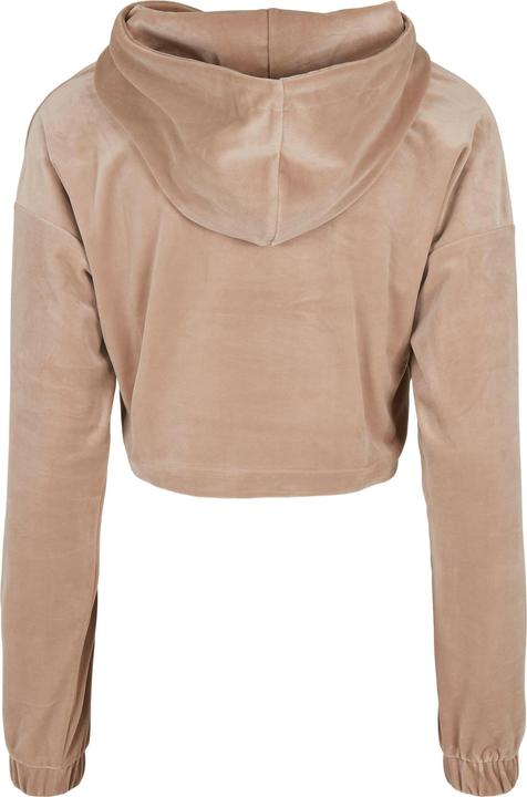 Image du produit Urban Classics Sweat à capuche croisé en velours pour femmes (L)