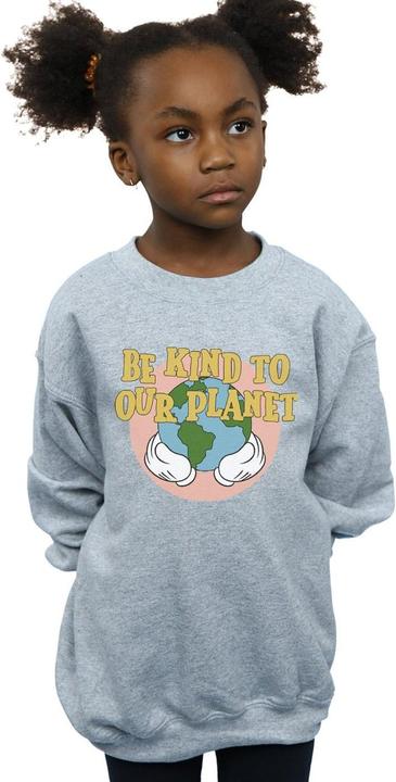 Produktbild Disney Mickey Mouse Be Kind To Our Planet Sweatshirt Mädchen (152, 158)