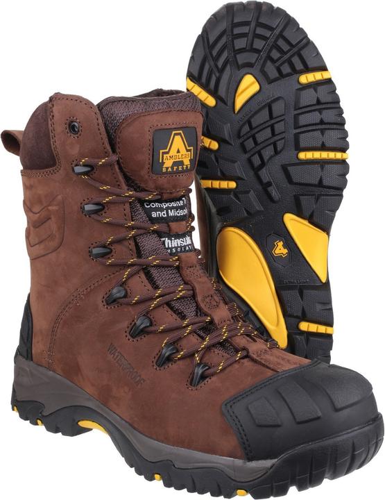 Actual product image Amblers Safety AS995 Pillar safety boots with zip fastener waterproof (43)