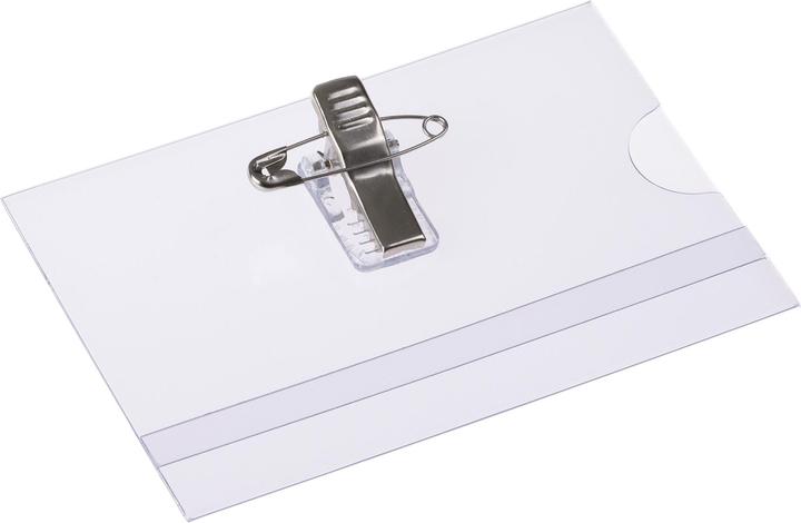Europel Namenschild, mit Kombiklemme, 60 x 90 mm
