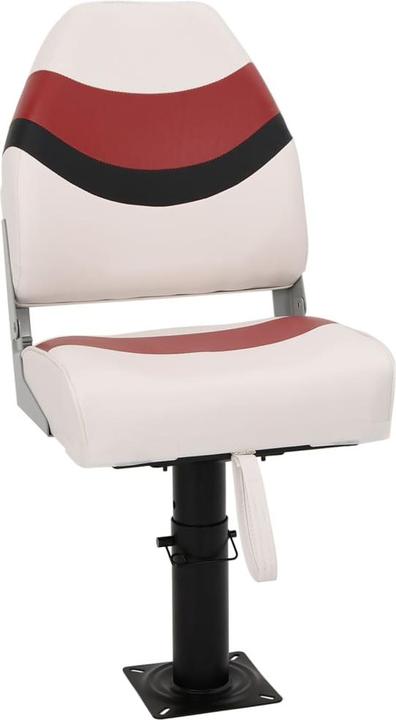 Produktbild VidaXL Bootssitz mit Podest Bootsstuhl Steuerstuhl Steuersitz 360° Drehbar