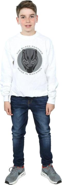 Actual product image Boys Black Panther Made in Wakanda Sweatshirt (140, 146)