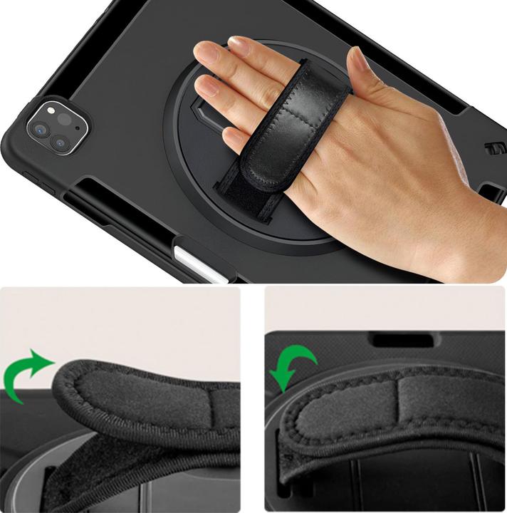 Image du produit 4smarts Grip pour boîtier durci (iPad Pro 12.9 2020 (4. Gen), iPad Pro 12.9 2022 (6e génération), iPad Pro 12.9 2021 (5ème génération), iPad Pro 12.9 2018 (3. Gen))