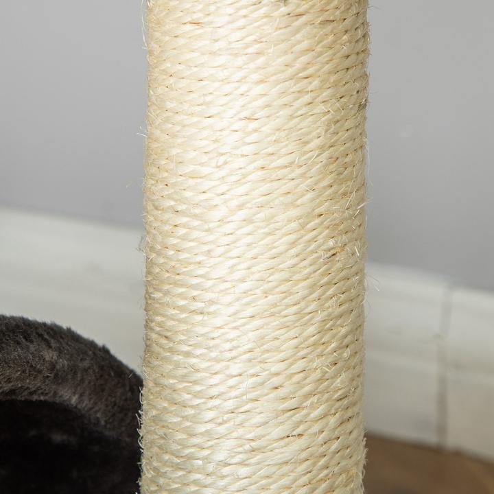 Actual product image PawHut Cat tree with plush (44 cm, Grey)
