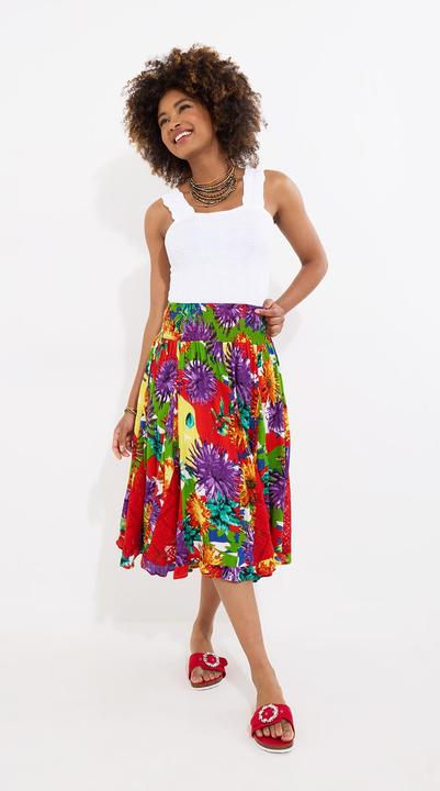 Produktbild Joe Browns Bright Floral Godet Panel Midi Skirt (42)