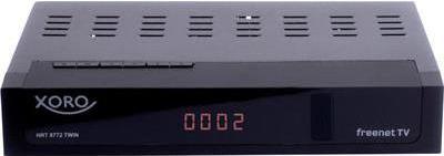 Image du produit Xoro Récepteur DVB-T2 HRT 8772 TWIN décryptage freenet TV (3 mois gratuits), allemand DVB-T2...