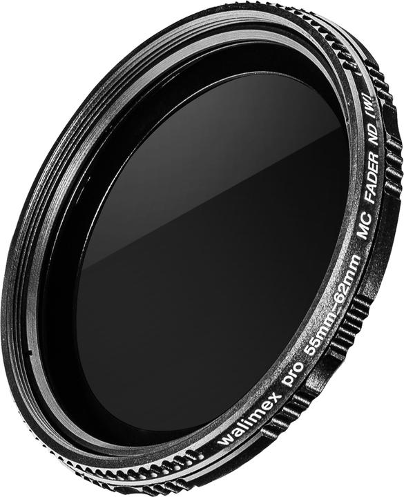 Produktbild Walimex pro pro ND-Fader ND2 - ND400 vergütet 55 mm (55 mm, ND- / Graufilter, 55 mm)