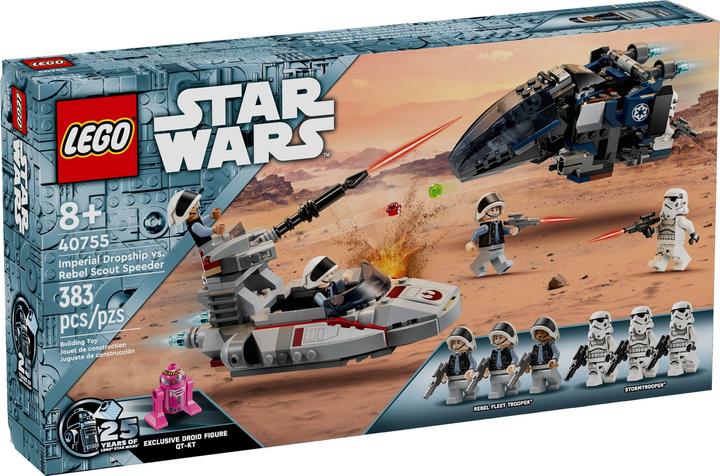 LEGO Imperial Dropship vs. Rebel Scout Speeder (40755, LEGO Star Wars)