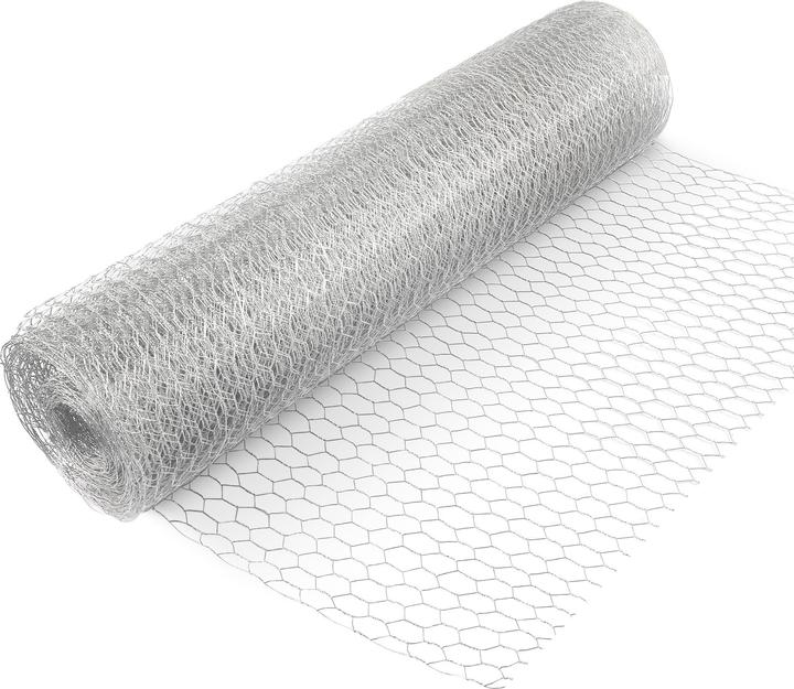 Actual product image Wiltec Aviary wire 5x1m rabbit wire 25mm mesh size hexagonal mesh fence (5 m)