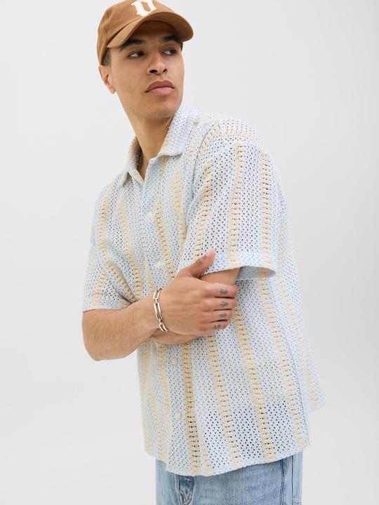 Produktbild Jack & Jones Jorbellagio Crochet Shirt Ss Sn (XL)