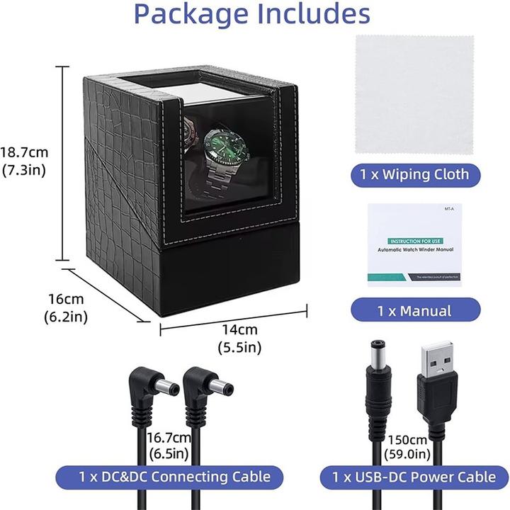 Actual product image Cbx Watch winder for 2 watches, Watchwinder (2 x)