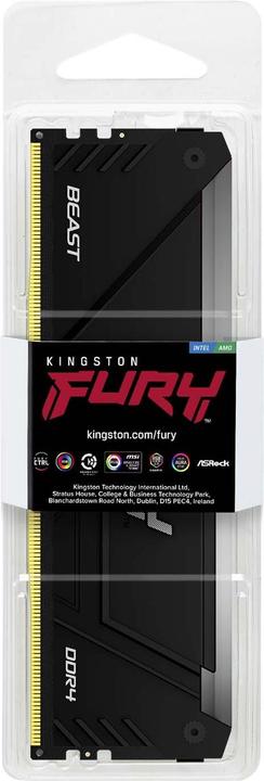 Actual product image Kingston FURY Beast RGB (1 x 8GB, 2666 MHz, DDR4-RAM, DIMM)