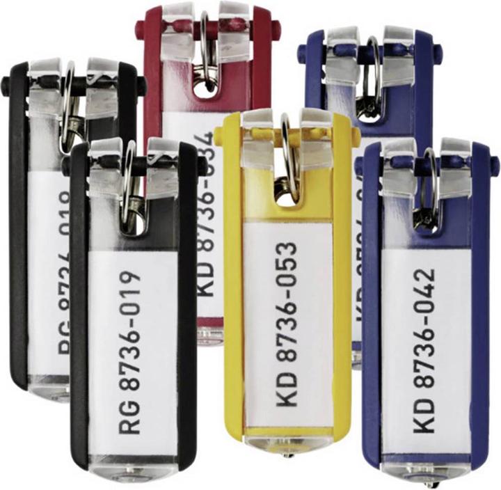 Productafbeelding Durable Sleutelhanger 194927 KEY CLIP Veelkleurig 24 stuks.
