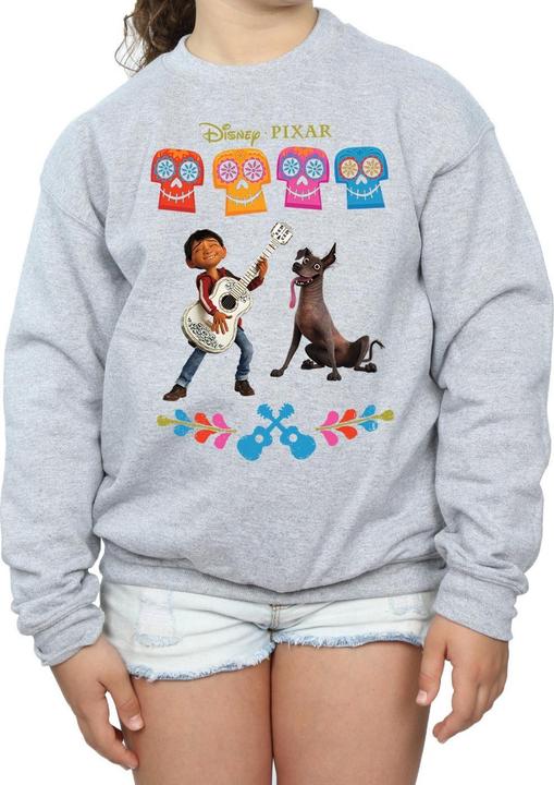 Actual product image Disney Girls Coco Miguel Logo Sweatshirt (152, 158)