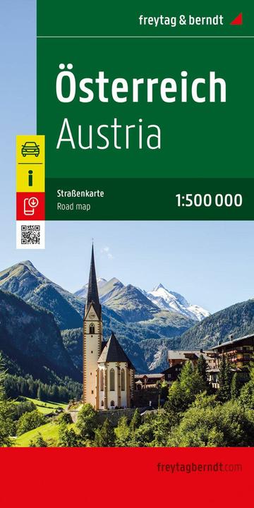 Image du produit Autriche, carte routière 1:500.000, freytag & berndt