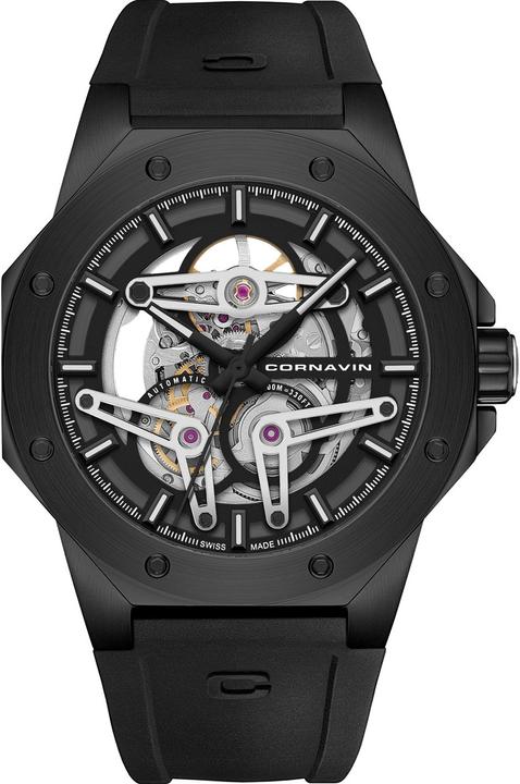 Actual product image Cornavin Downtown Skeleton Automatic (Analogue wristwatch, 42 mm)