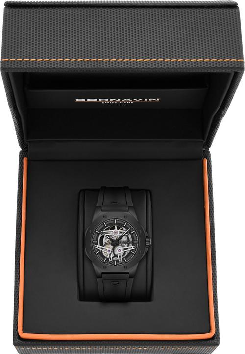 Actual product image Cornavin Downtown Skeleton Automatic (Analogue wristwatch, 42 mm)