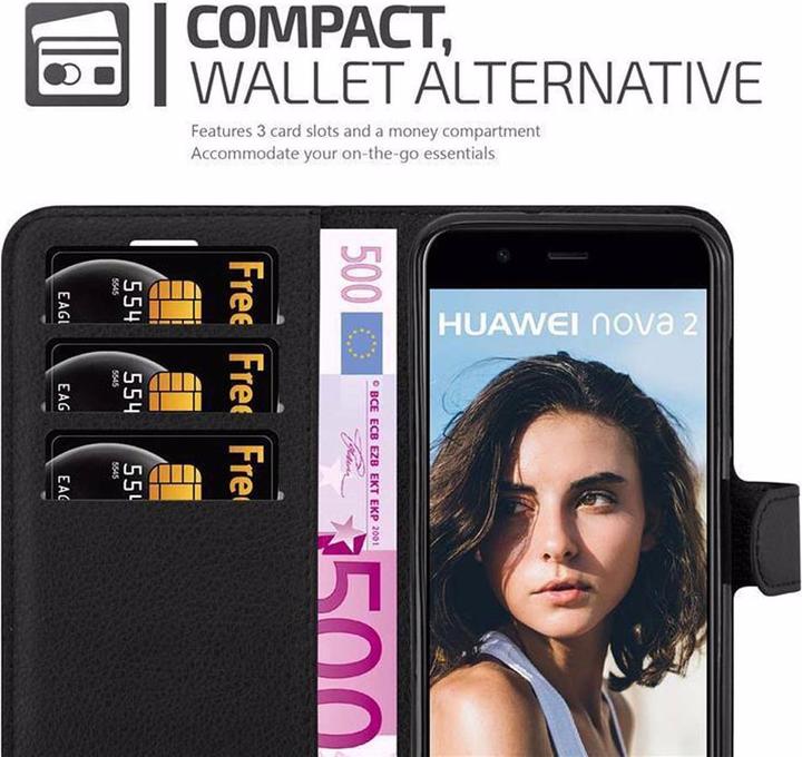 Actual product image Cadorabo Book with stand function cover (Nova 2)