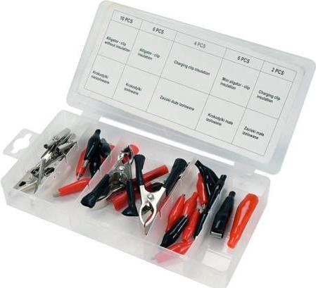 Produktbild Yato Profi Krokodil- und Klemmen 28 tlg.