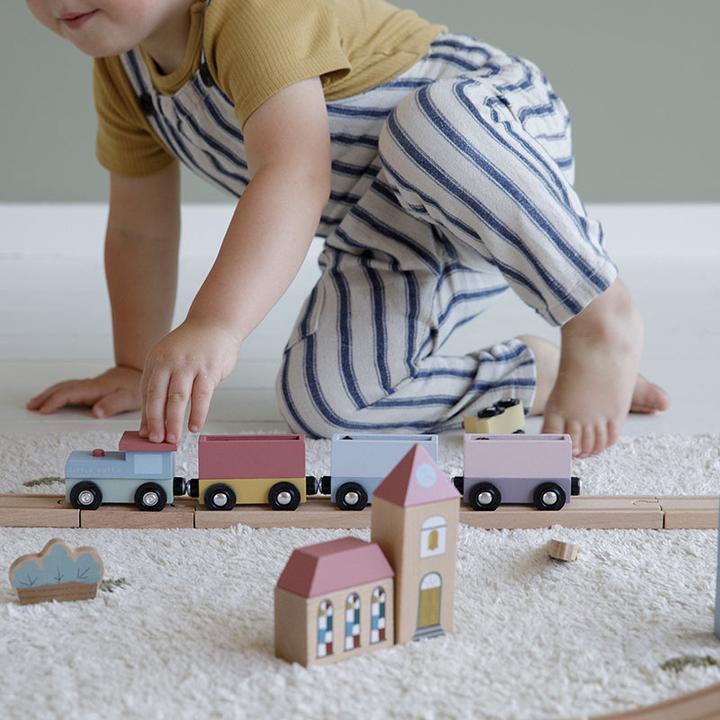 Image du produit Little Dutch Chemin de fer en bois