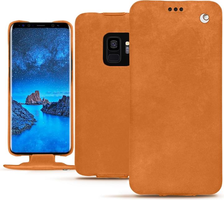 Productafbeelding Noreve Lederen omslag verticaal (Samsung Galaxy S9)