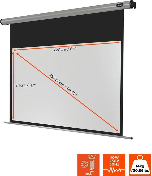 Actual product image Celexon Motor Home Cinema, Canvas, 16:9 (99.61", 16:9)