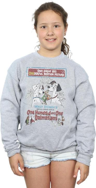 Immagine prodotto Disney 101 Dalmatians Retro Poster Felpa Ragazze (152, 158)